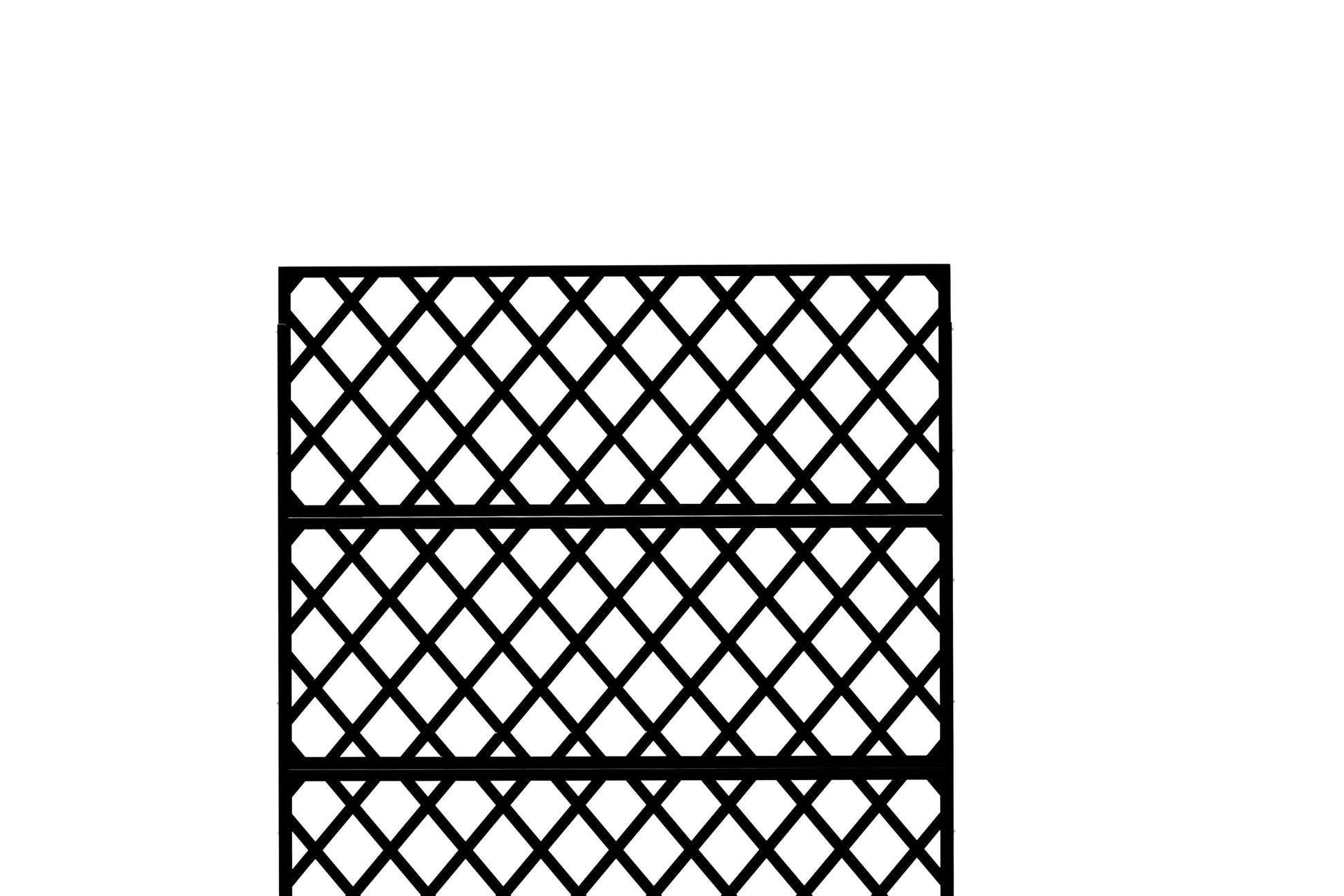 Letto da giardino rialzato Garvee in acciaio zincato con traliccio e schermo per la privacy per balcone e giardino 71"x35"x16" Mobile resistente