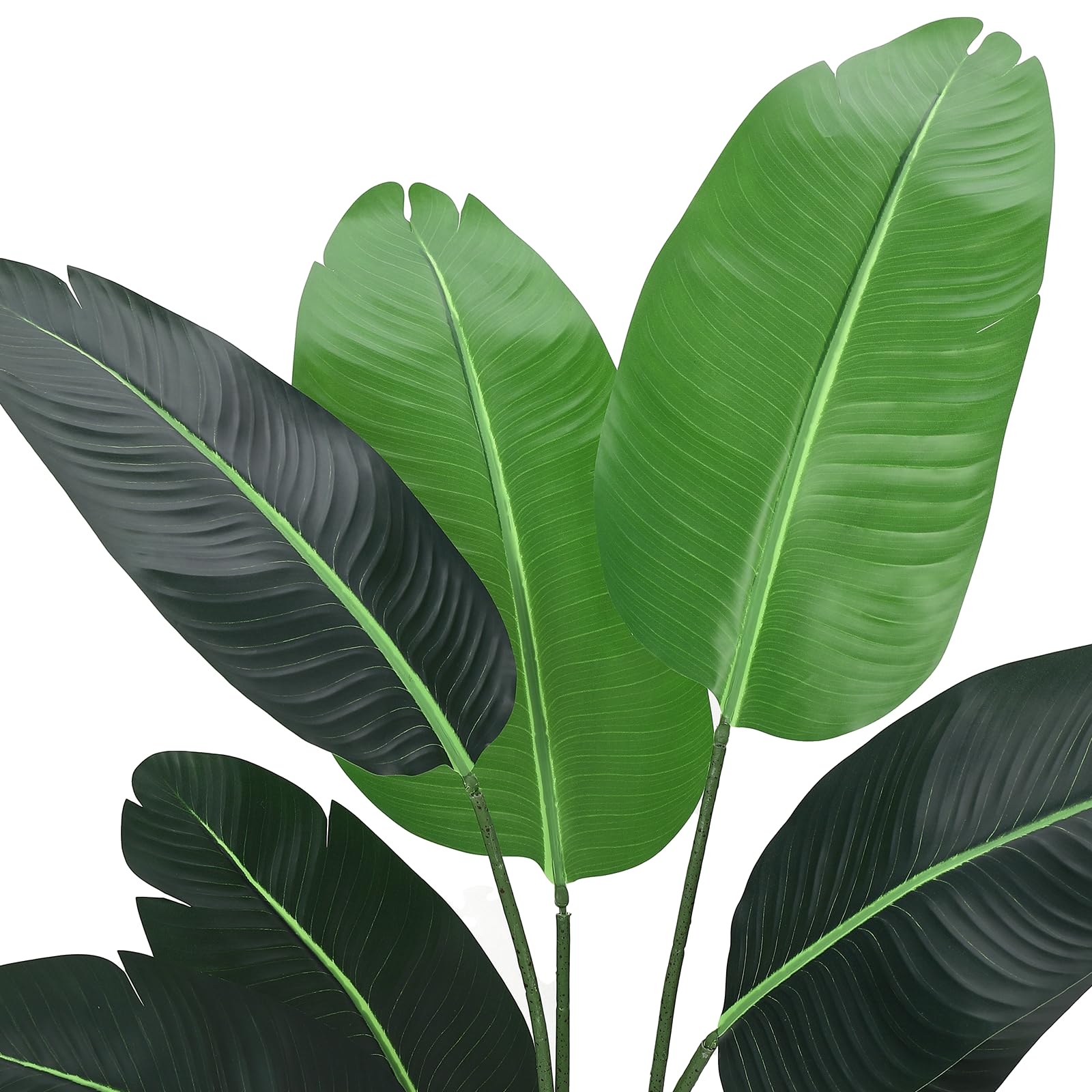 Pianta artificiale di uccello del paradiso Garvee, 1,5 m, foglie regolabili, seta, robusta, resistente al fuoco, ufficio e casa, verde