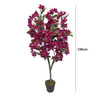 Garvee Bougainvillea Künstlicher Baum 4ft Hoch, Pflegeleicht & Lebensecht, Plastik, Vielseitig Für Zuhause & Büro, Grün