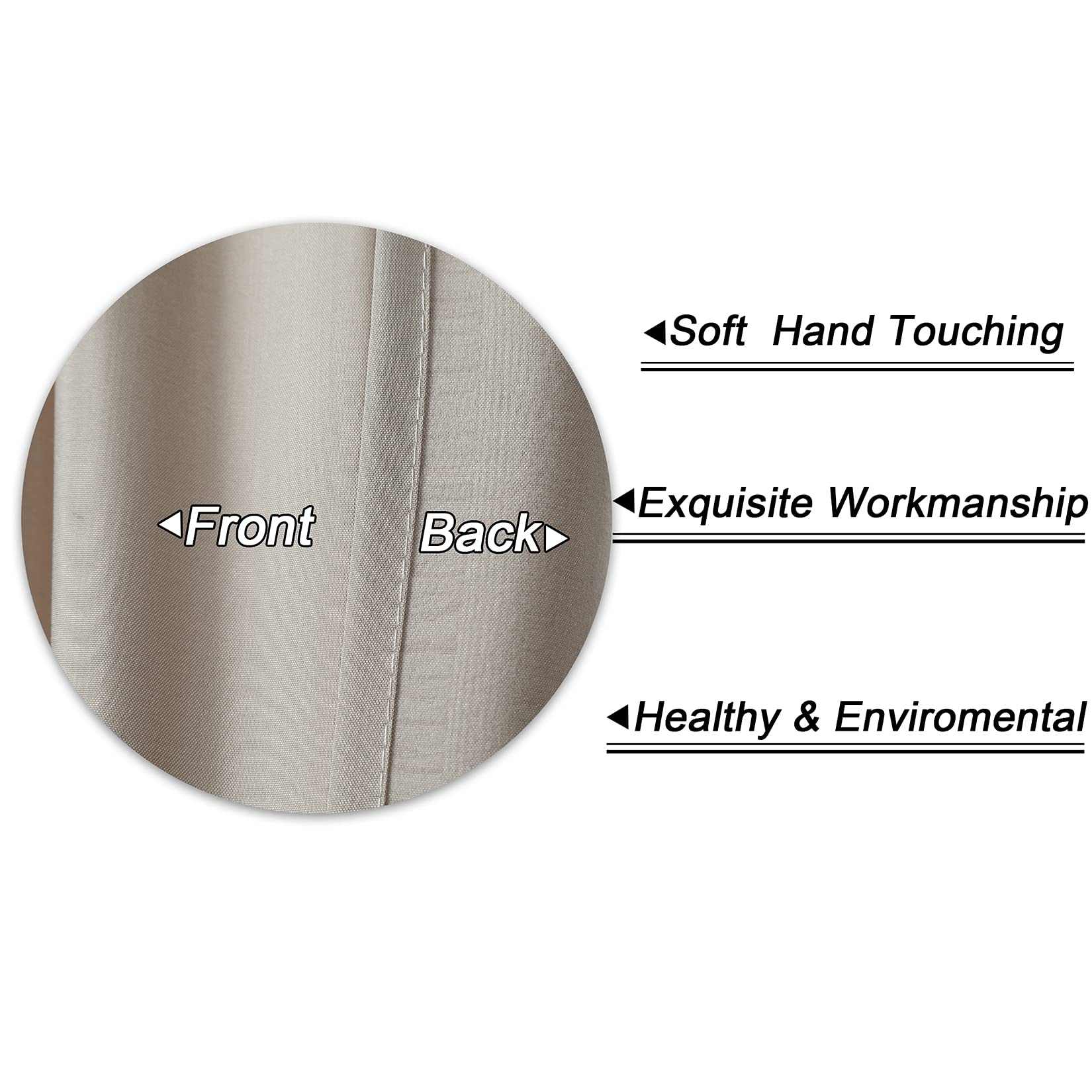 Garvee Set di 2 tende semi-café moderne impermeabili con motivo a nido d'ape per piccole finestre della cucina 2x76x91 cm Talpa
