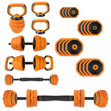 Garvee Set Comandi Manuali 4 in 1 44-88 libbre Multifunzionali PVC per Palestra Domestica - Cambio Rapido Nero
