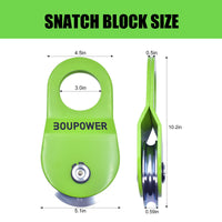 Kit di recupero con verricello Garvee – Acciaio 3x8, resistente alla corrosione – Ideale per camion, SUV, ATV e avventure fuoristrada