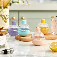 Vassoio per cubetti di ghiaccio in silicone Garvee, rotondo, 6,3 cm - Sfere per whisky e cocktail - Senza BPA, resistente, facile da pulire - Per bar e casa