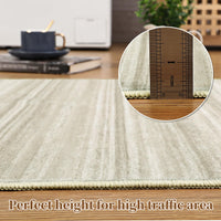 Tappeto Garvee 80x150cm antiscivolo lavabile beige per corridoio cucina camera da letto soggiorno