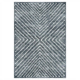 Garvee Tappeto Corto Lavabile Geometrico Antiscivolo Resistente Macchie Poliestere Morbido Grigio Scuro 160x230 cm Soggiorno Camera Ufficio