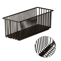 Garvee Set da 2 pezzi, organizer estensibile per mobili da cucina, robusto acciaio al carbonio, guide scorrevoli silenziose, per cucina e bagno, multifunzionale, salvaspazio