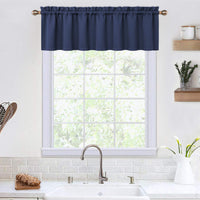Tende oscuranti Garvee per finestre, soggiorno, cucina, camera da letto, blu navy, 52 × 15 pollici, isolate termicamente
