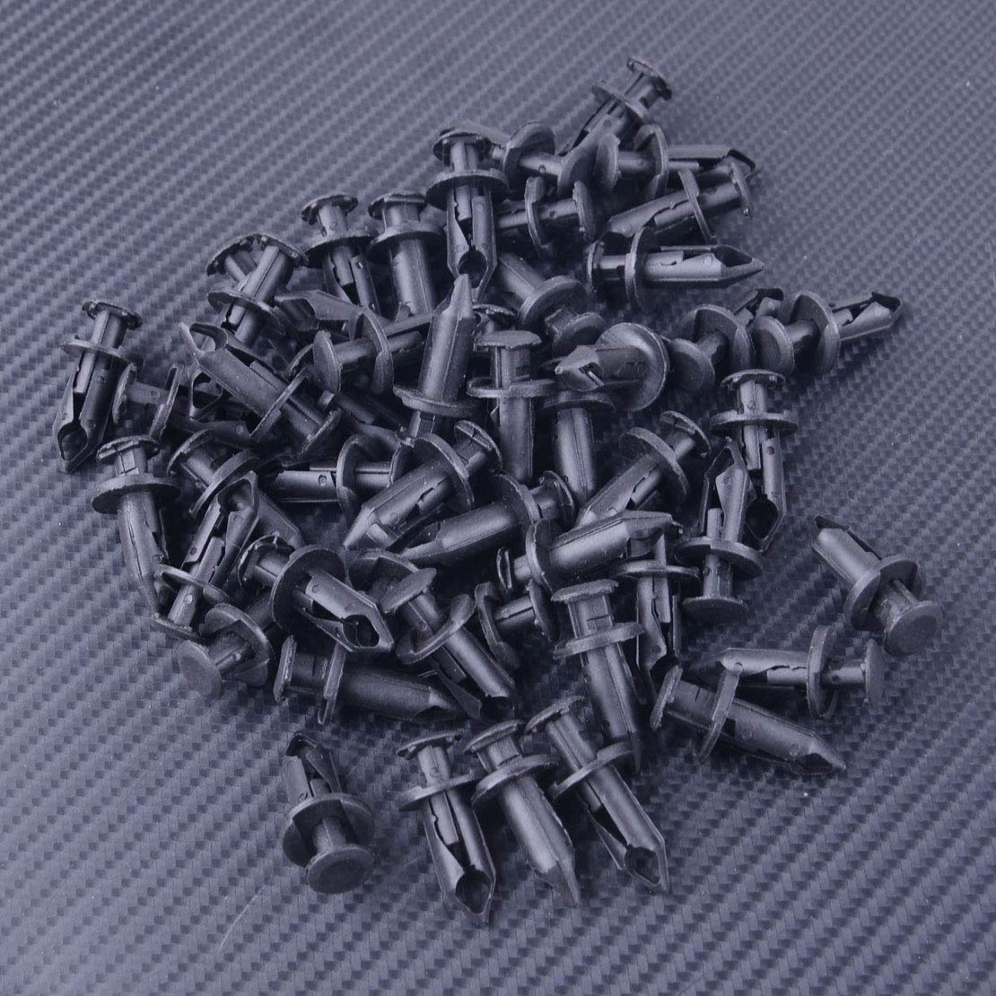Set di clip per aste di spinta per auto Garvee da 50 pezzi da 8 mm 5/16 pollici compatibile con accessori Can-Am Maverick, Commander e Outlander