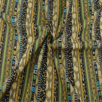 Garvee 5 pezzi di tessuti di cotone Fat Quarters con stampa etnica per patchwork e progetti di cucito fai da te, 10x8 pollici, multicolore