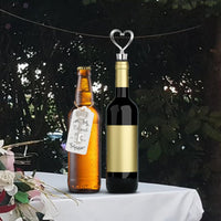 Set di apribottiglie Garvee, 36 pezzi, coltello da cameriere in acciaio inossidabile con custodia e cartellino regalo per matrimonio, compleanno, trasparente, 6,5 cm