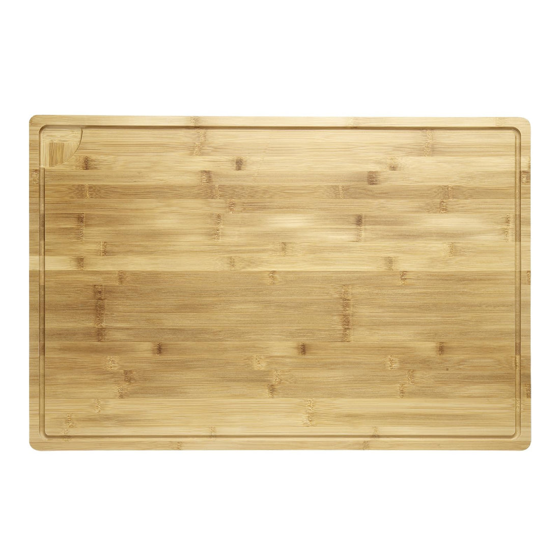 Tagliere in bambù Garvee 30x20 pollici con scanalatura per il succo e maniglia per cucine domestiche e professionali in legno naturale robusto versatile