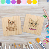 Pannelli di compensato Garvee da 6 mm in legno di betulla per la lavorazione di legno naturale 10x10x6 mm