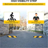 Dossi Rallentatori Gomma Garvee Cable Bridge 3,3 Piedi*2 Gialli Resistenti con 8 Bulloni - Ideale per Festa del Papà in Strade, Parcheggi, Scuole