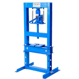 Garvee Pressa Idraulica 6 Ton H-Frame per Festa del Papà - Tavolo Regolabile, Piastre Acciaio Carbonio, Riparazioni Auto e Metalmeccanica, Rosso, 4 cm-70,6 cm - Blue -6T