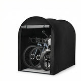 Garvee Copertura per Bicicletta Outdoor Impermeabile Resistente ai Raggi UV Tela Oxford 420D Nero 120x176x163 cm(Solo Telo) - Nero