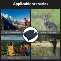 Dispositivo per la visione notturna Garvee 4K 36MP Binocolo a infrarossi per campeggio e caccia, schermo da 3 pollici, nero