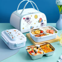 Garvee Bento Lunch Box da 1125 ml per bambini, senza BPA, a prova di perdite, 5 scomparti, giallo