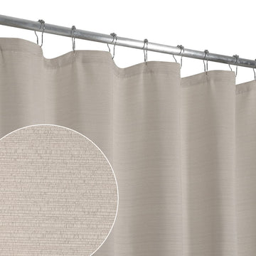 Tappetino doccia GARVEE in tessuto spesso, idrorepellente, moderno, per bagno, doccia, 72x96 pollici, cachi