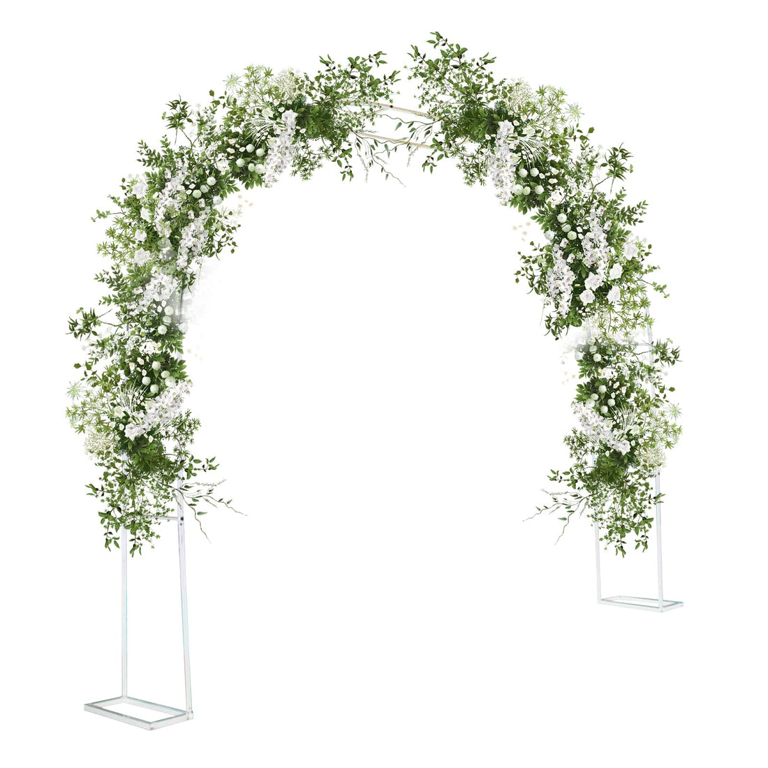 Arco da giardino Garvee in metallo 9.8 piedi x 7.2 piedi in acciaio zincato antiruggine, design vintage by matrimoni, feste in giardino