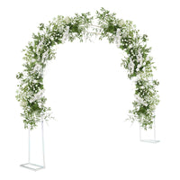 Arco da giardino Garvee in metallo 9.8 piedi x 7.2 piedi in acciaio zincato antiruggine, design vintage by matrimoni, feste in giardino