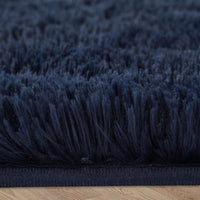 Tappeto Garvee Shaggy 5x8 piedi blu navy tie-dye ultra morbido e soffice ad alta densità per la cameretta dei bambini e il soggiorno