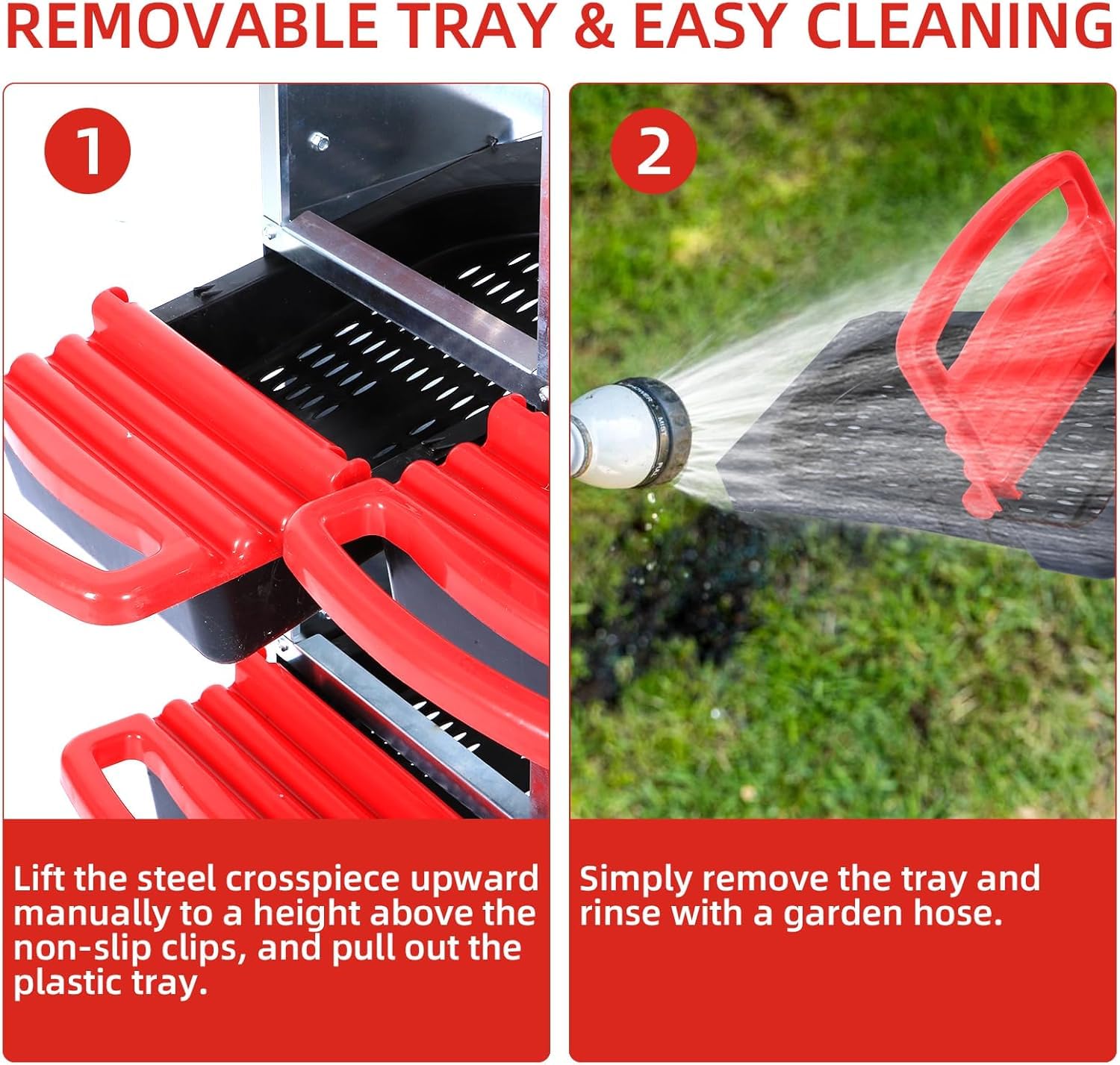 Nido per polli Garvee, in metallo, 3 scomparti, design estraibile, per pollaio, resistente, ventilato, facile da pulire