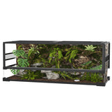Terrario per rettili in vetro Garvee da 50 galloni, 36x18x18 pollici - Anti-fuga, versatile, vetro temperato, ventilazione superiore, sicuro per deserto e foresta pluviale