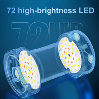 Lampada da campeggio a LED Garvee, luce solare per tenda, ricaricabile tramite USB, portatile, con 4 modalità di luce, lanterna da giardino di emergenza per pesca notturna, caccia all'aperto