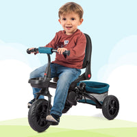 Garvee Triciclo Bébé Évolutif 6 en 1 con seduta reversibile, parasole, pedali per bambini da 10 mesi a 5 anni, Verde