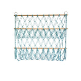 Garvee Hängematte Per Stofftiere In Cotone Grande Regolabile Organizer Da Parete Salvaspazio 70x80cm Blu Cameretta Bambini - Blu