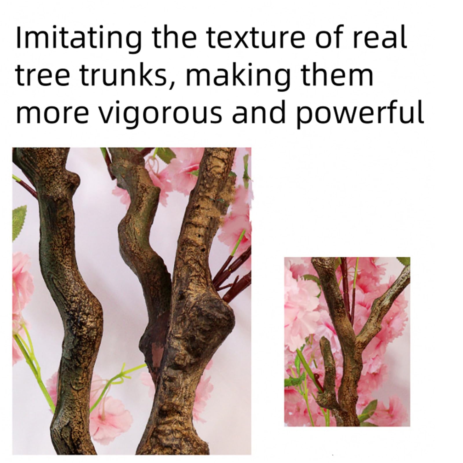 Albero di ciliegio artificiale Garvee da 150 cm, realistico, facile da pulire, rami regolabili, plastica, decorativo per matrimoni e casa
