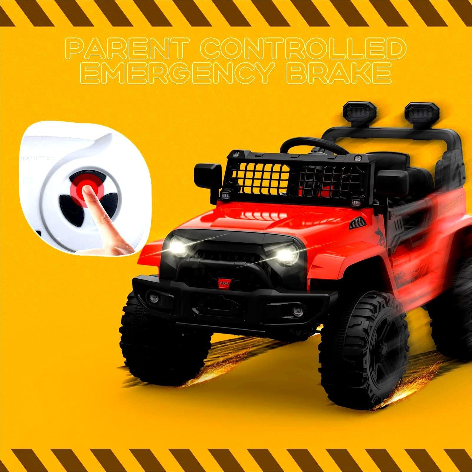 Garvee 12V Kids Electric Off-Road Car Rosa con Telecomando e Bluetooth – SUV robusto per bambini e bambine dai 3 anni in su