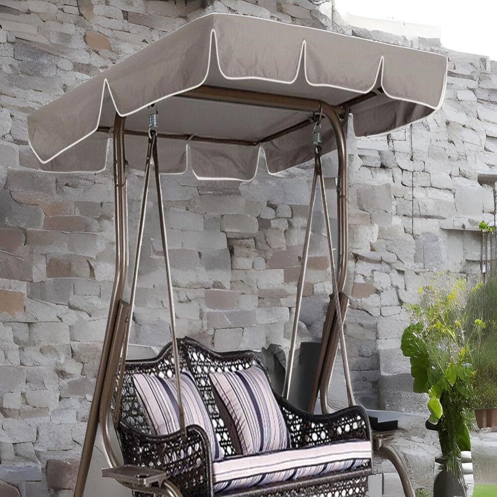 Copertura di ricambio Garvee per sedia da giardino, 56x47 pollici, panca a 2 posti, impermeabile, resistente agli strappi, copertura per mobili, da esterno, resistente alle intemperie