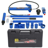 Garvee Martinetto Idraulico 10 Ton Kit Porta Power Multiuso Officina Agricoltura 1.4m Nero - 10 Tons | Plastic Tote | Blue