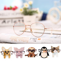 Garvee Portaocchiali in legno a forma di gatto per scrivania da camera da letto