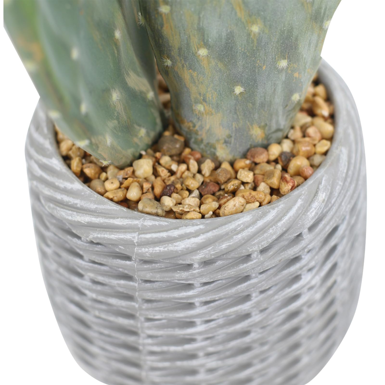 Cactus artificiale Garvee da 42" in materiale EVA, facile da pulire, durevole, vaso in PP stabile per uso interno ed esterno, realistico, nero