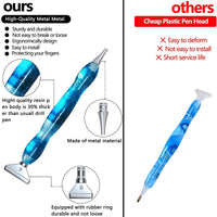 Set di penne per pittura a diamante Garvee, punte in acciaio inossidabile, strumenti ergonomici per pittura 5D per gli appassionati del fai da te