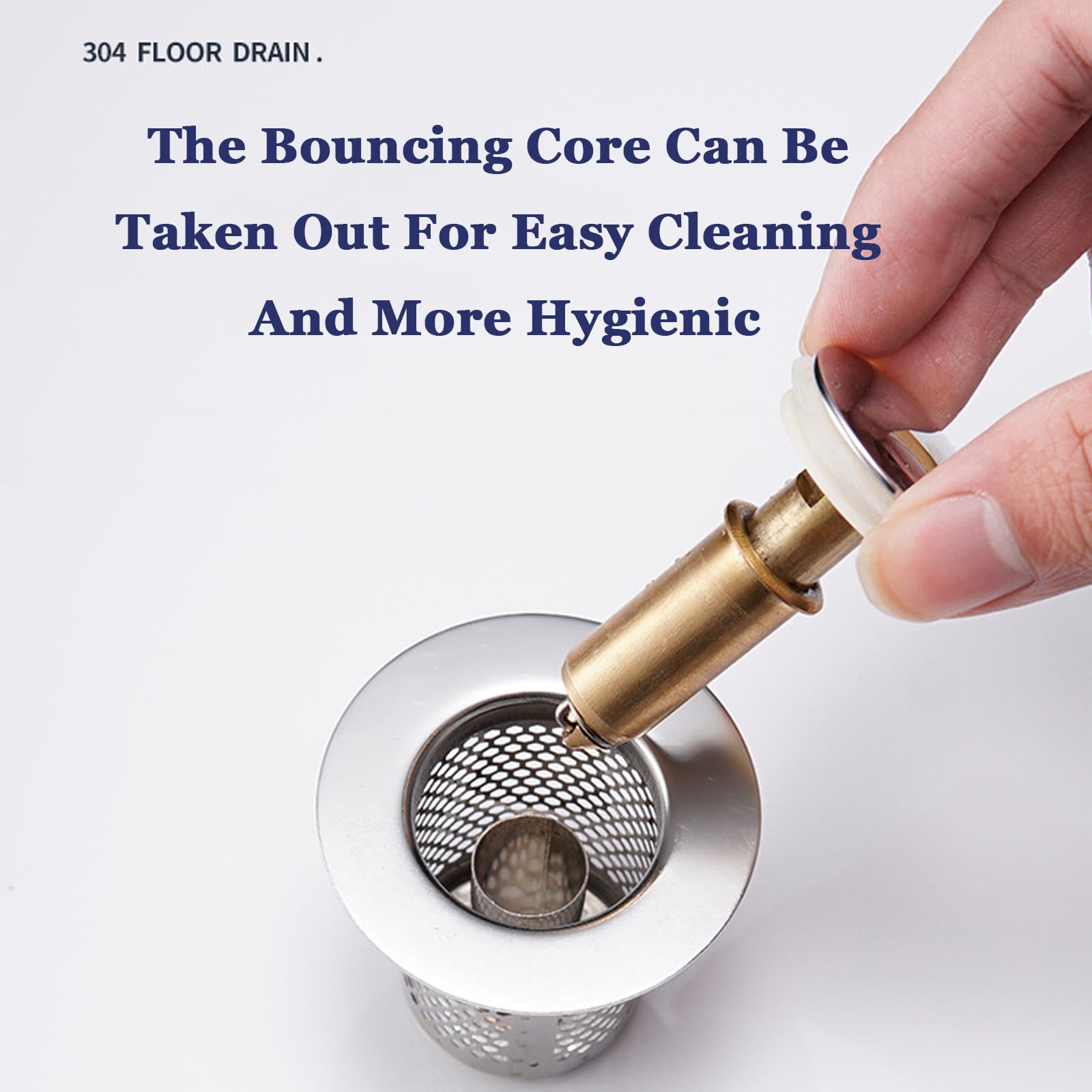 Tappi per lavello da cucina Garvee, confezione da 2, in acciaio inox anti-intasamento: tappi di scarico antiruggine per uso domestico e catering con funzione di filtro e sifone antiodore.