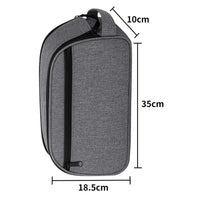 Garvee Borsa Porta CPAP in Nylon Resistente con Doppio Scomparto e Protezione Antiurto, Compatta con Manico, per Viaggi e Uso Esterno, Nero