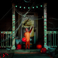 Garvee Luce LED Halloween Augapfel 5m 30 LED 8 Modi Batteria IP44 Verde Interno Esterno Festa