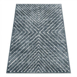 Garvee Tappeto Moderno Geometrico Lavabile Antiscivolo Poliestere 80x150 cm Soggiorno Camera Da Letto