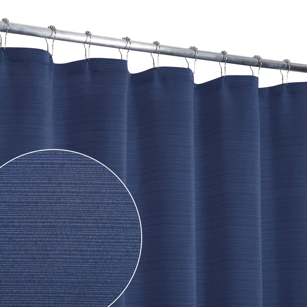 GARVEE Tessuto spesso idrorepellente robusto 72x72 pollici bagno blu navy