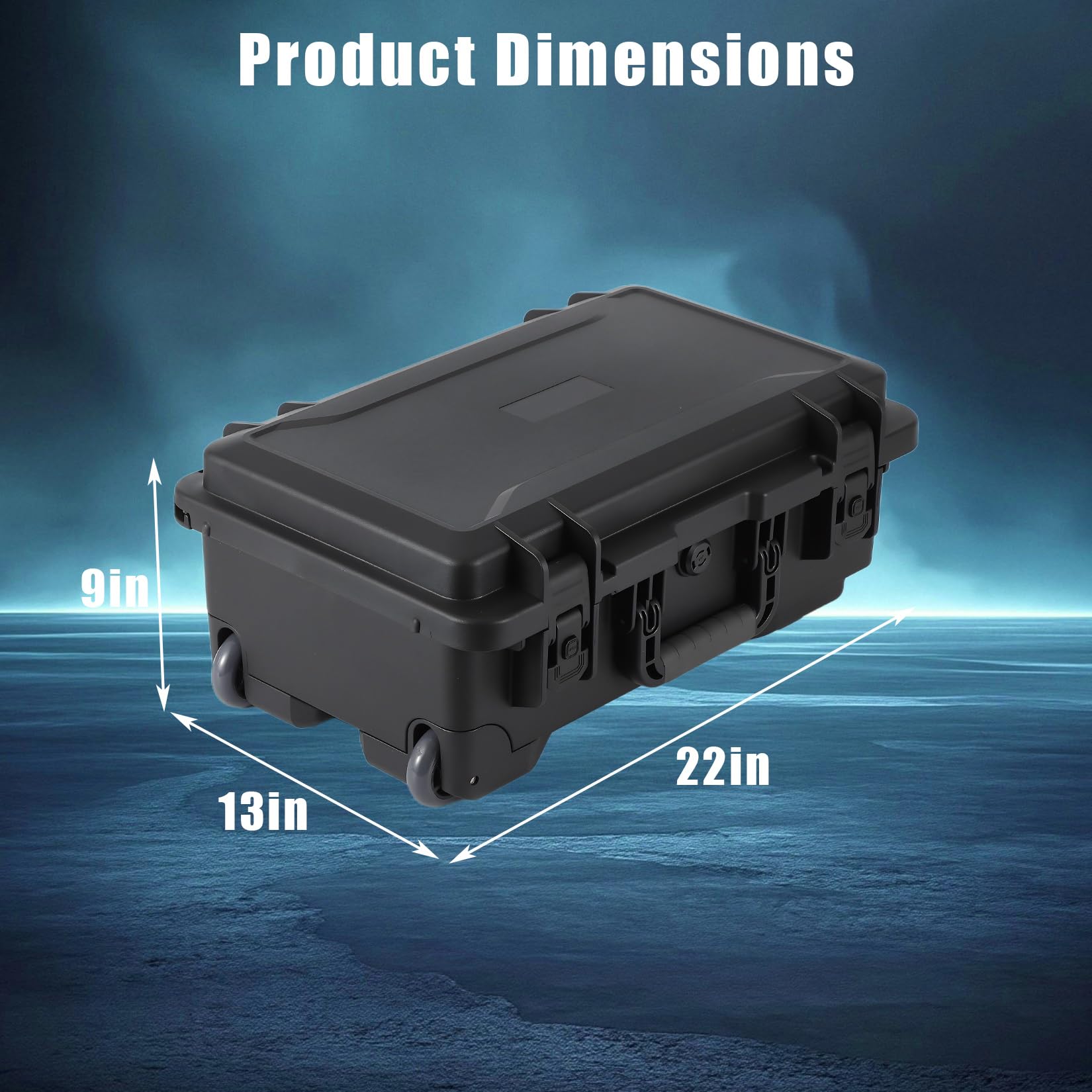 Garvee Contenitore in plastica di grande capacità impilabile per casa e ufficio