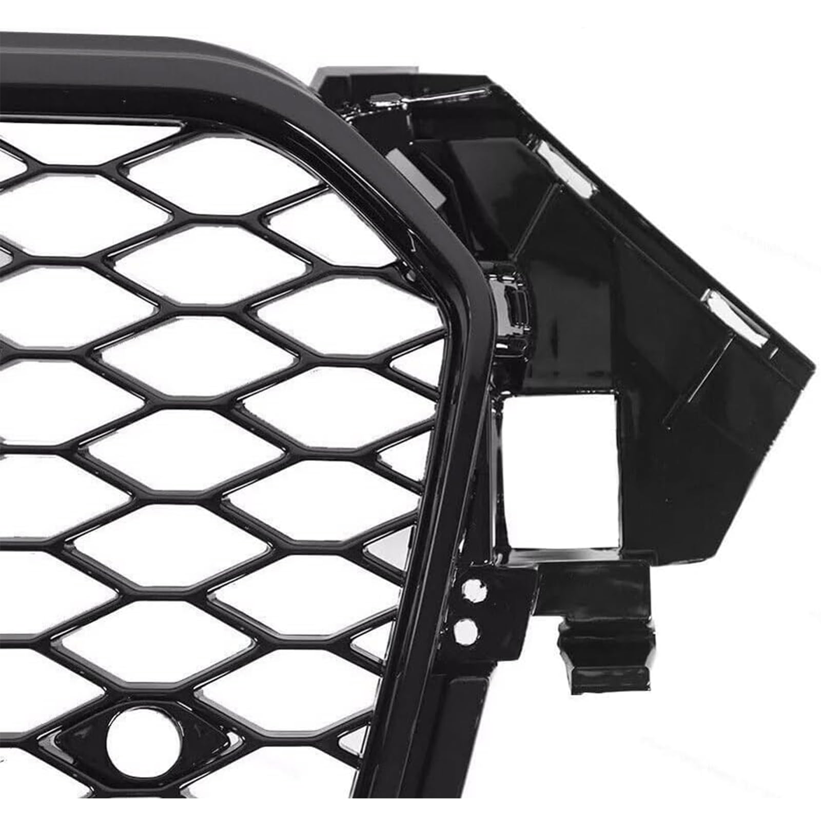 Telaio griglia paraurti anteriore a nido d'ape Garvee per Audi A4 B8PA 2013-2016, robusto, vestibilità perfetta, plastica, senza logo, modello europeo