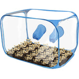 Garvee Set Tenda Coltivazione Funghi Pop-Up in PVC, Contenitore Aria Stagna, Portatile, Ideale per Casa e Laboratorio - Blue