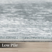 GARVEE Perzisch Vintage Tapijt Dark Grey 140x200 cm Per soggiorno, camera da letto e cucina, antimacchia e antiscivolo