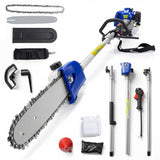 Motosega a Scoppio Garvee 43CC 2 Tempi 30cm Barra | Trincia Rami 16cm, Serbatoio 1200ml, Ergonomica
