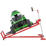 Garvee Sollevatore Rasaerba 400 kg Acciaio Carbonio Pieghevole con Maniglia Elettrica/Manuale per Giardino