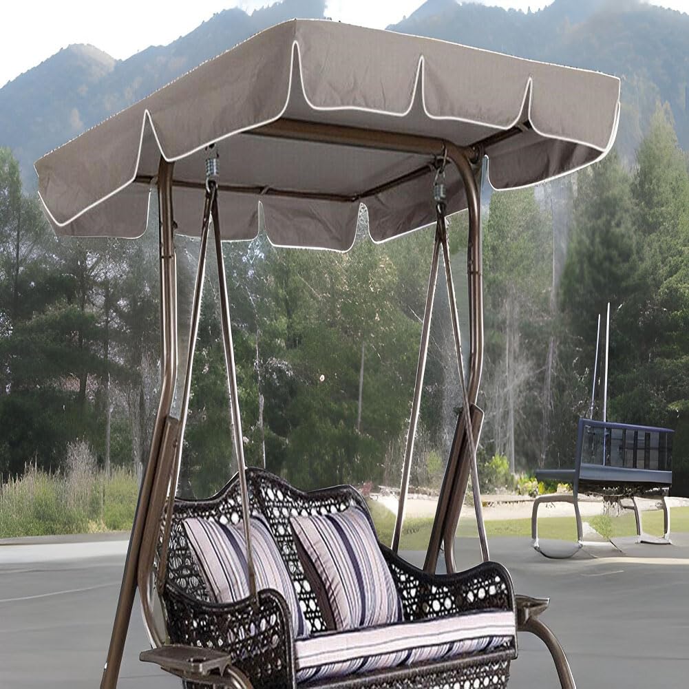 Copertura di ricambio Garvee per sedia da giardino, 56x47 pollici, panca a 2 posti, impermeabile, resistente agli strappi, copertura per mobili, da esterno, resistente alle intemperie