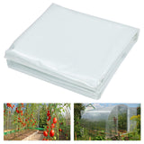 Garvee Pellicola per Serra Polietilene Trasparente 7,61x12,19m Extra Spessa UV Resistente Anti-Goccia per Giardino e Fattoria